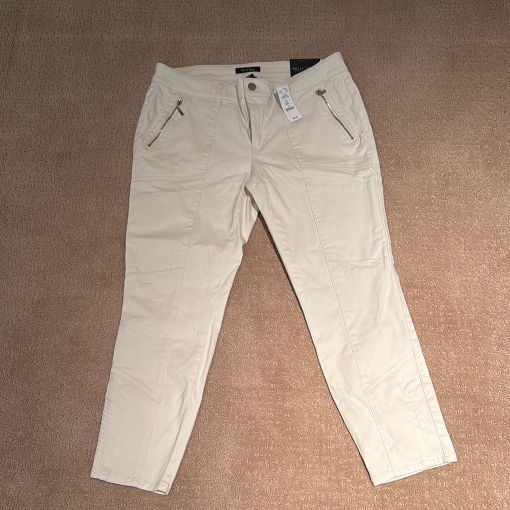 WHBM Beige Casual Pants